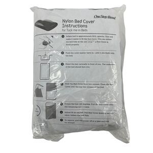 One Step Ahead Nylon Bed Cover for Tuck Me In Kids Inflatable Bed Blue NEW